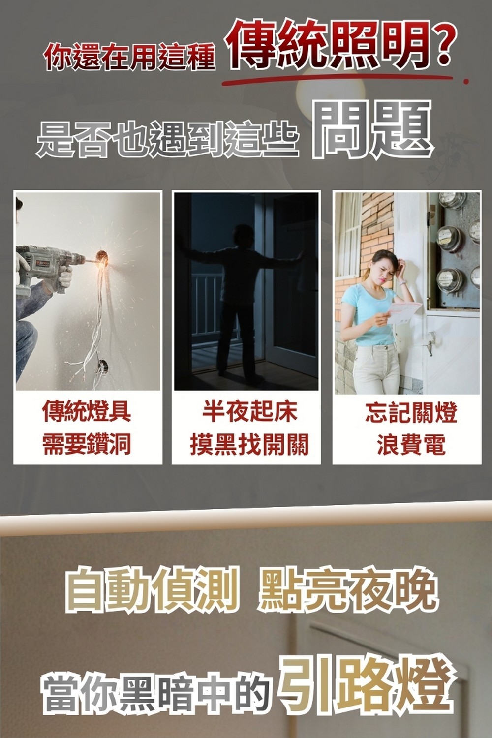 360度AI智能感應燈