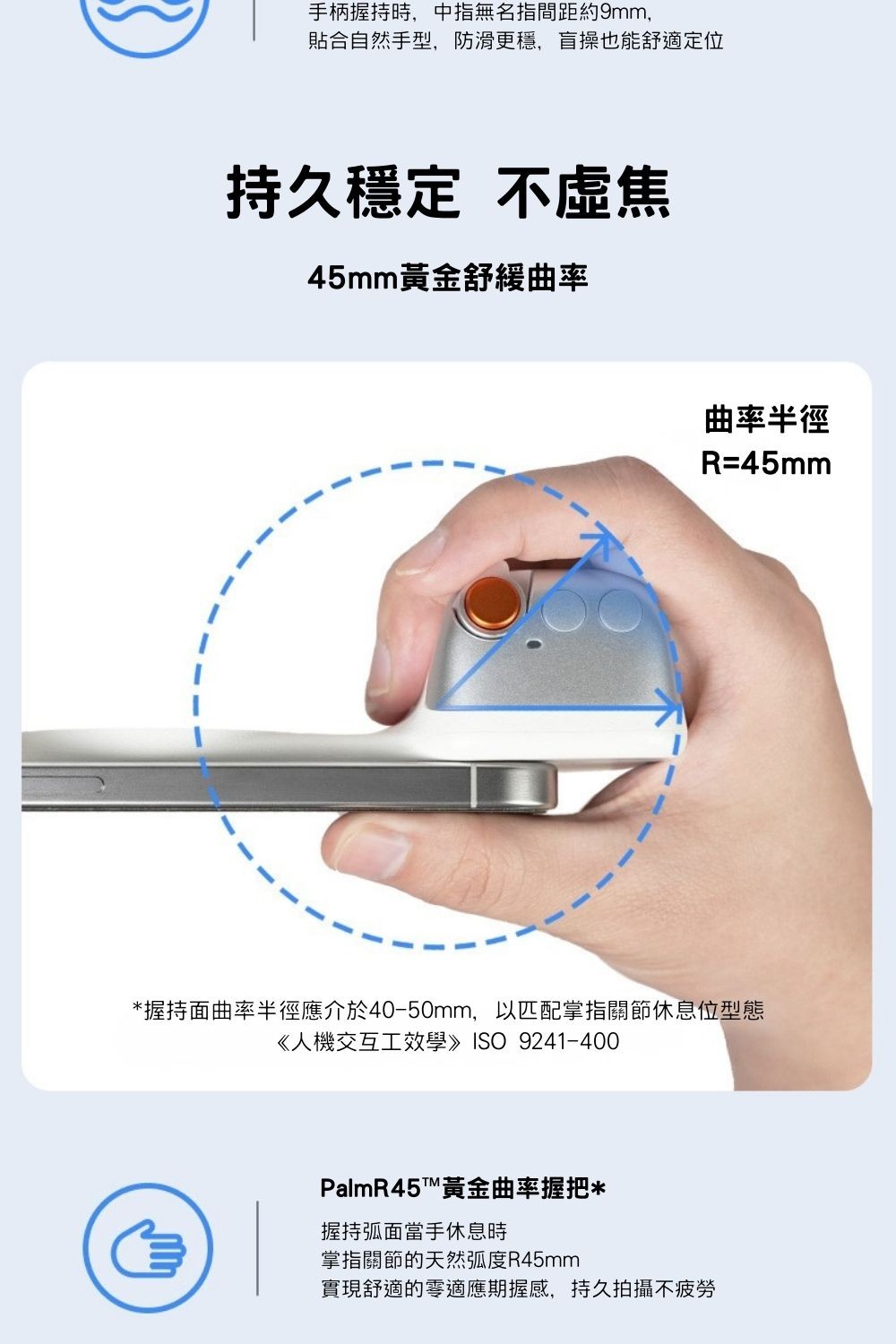 TELESIN｜掌心磁吸助拍手柄