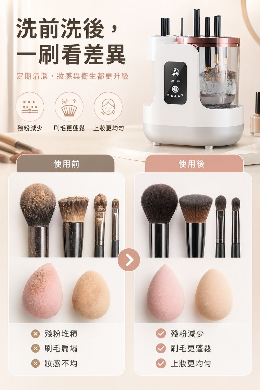 全自動刷具清潔機