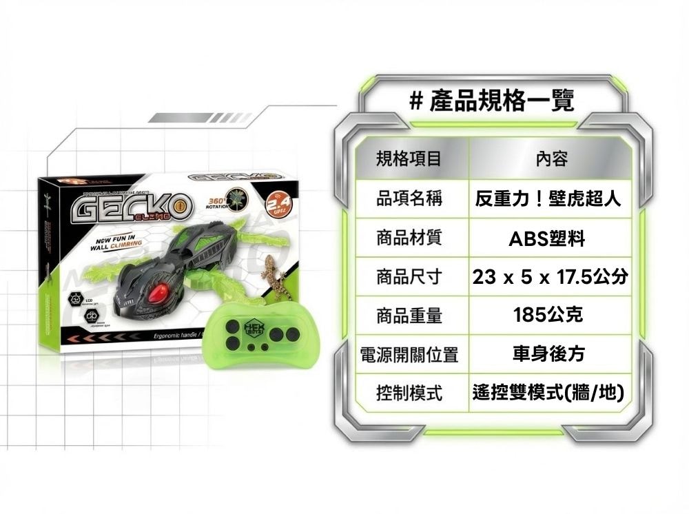 反重力壁虎超人