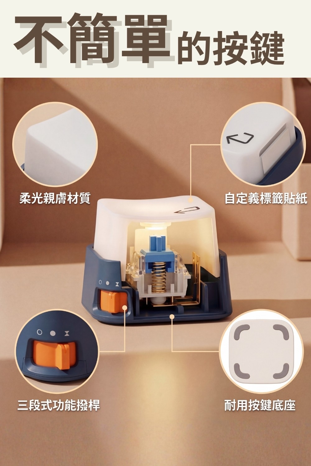 多巴胺迷你按鍵燈