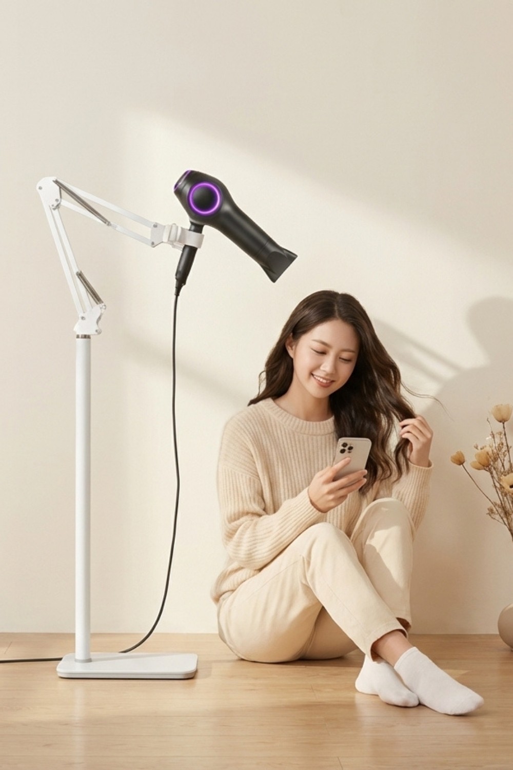 架好風光落地懸臂吹風支架