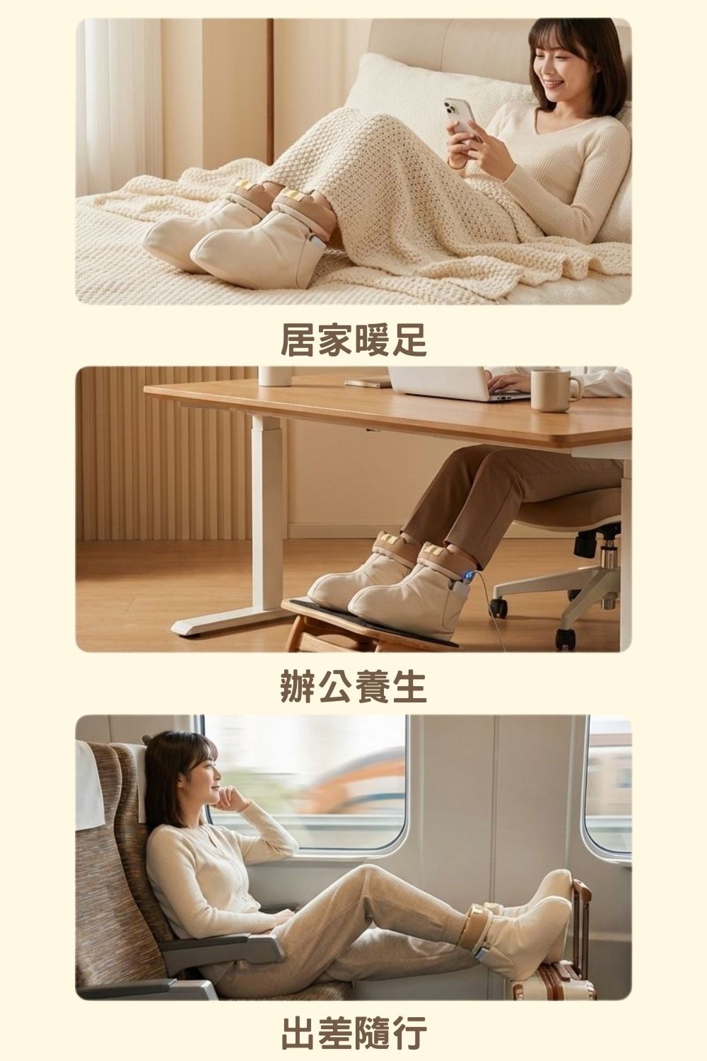 無水泡腳熱敷靴