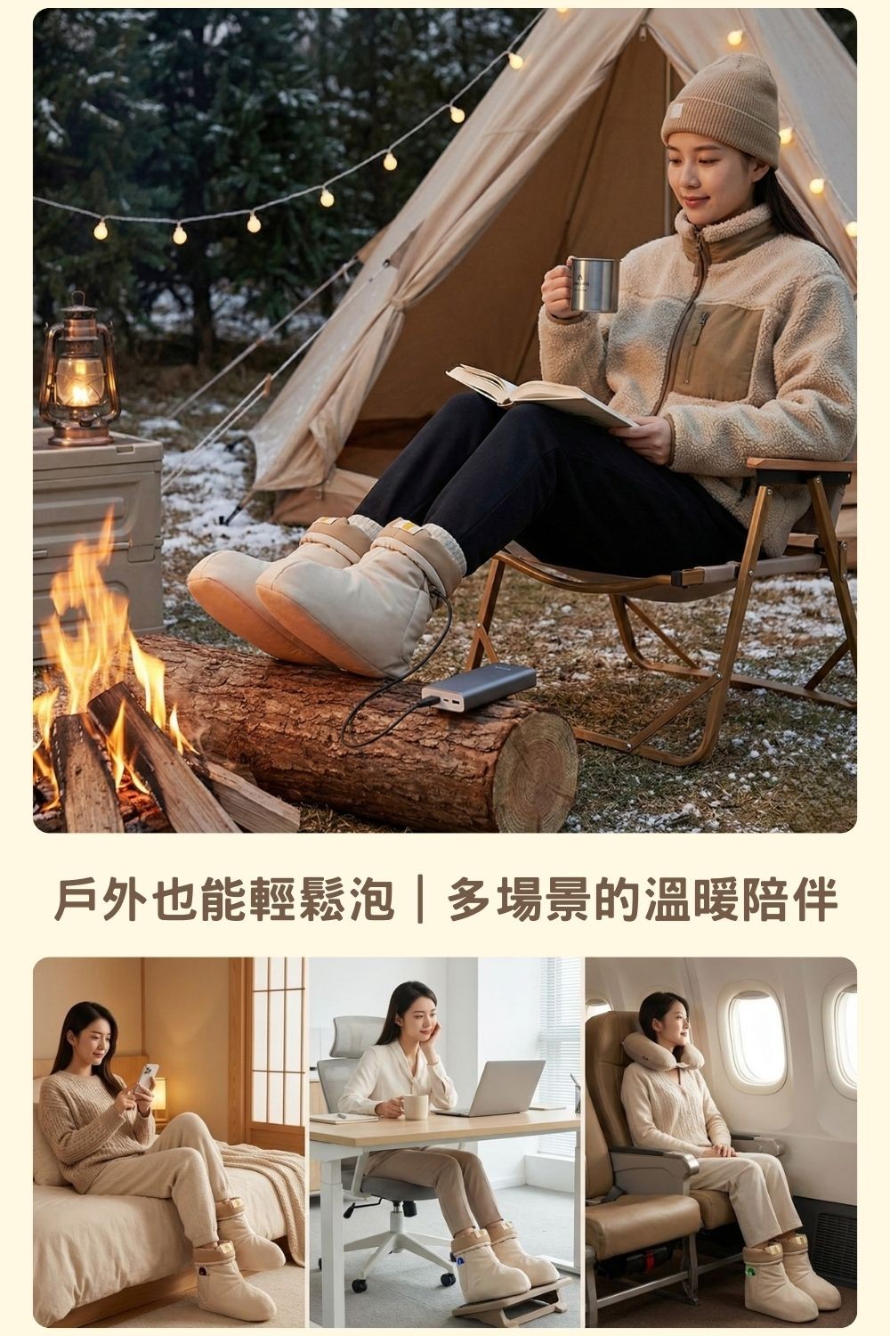 無水泡腳熱敷靴