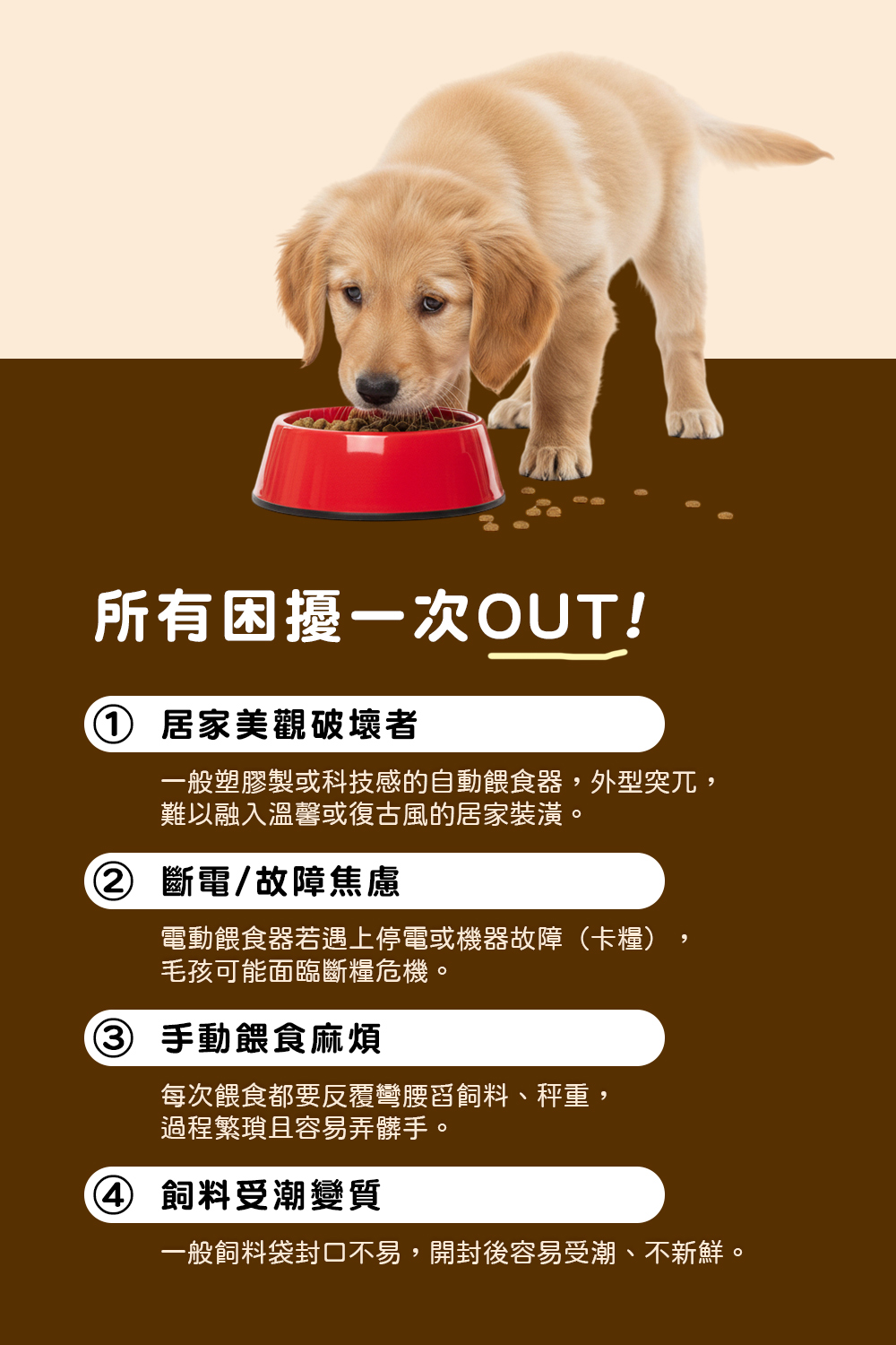 狗狗飼料餵食拉霸機