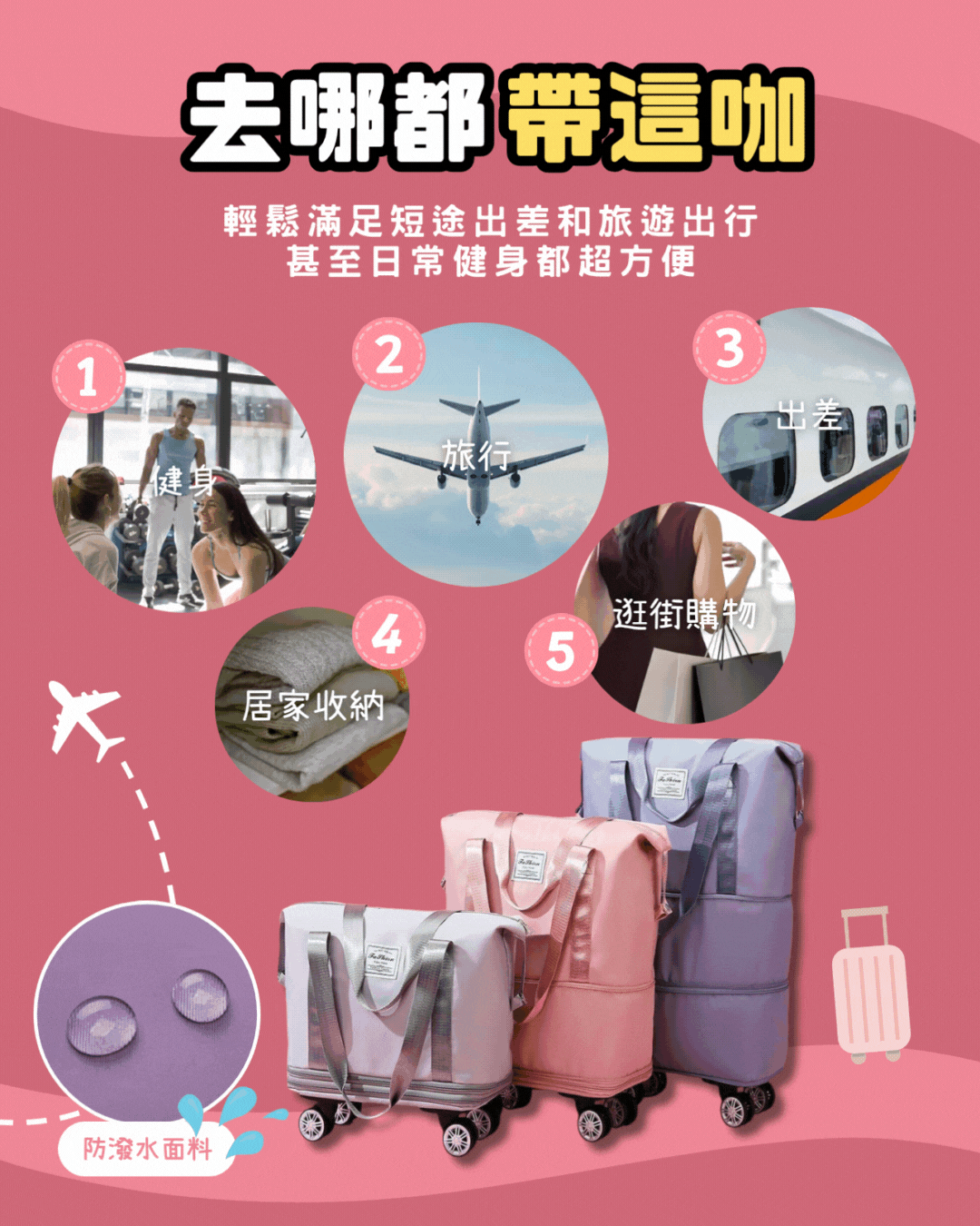 萬向輪旅行懶人包