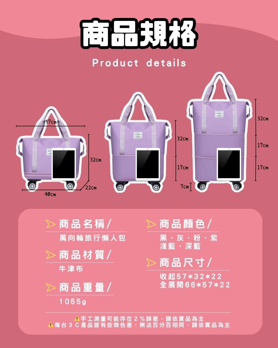 萬向輪旅行懶人包