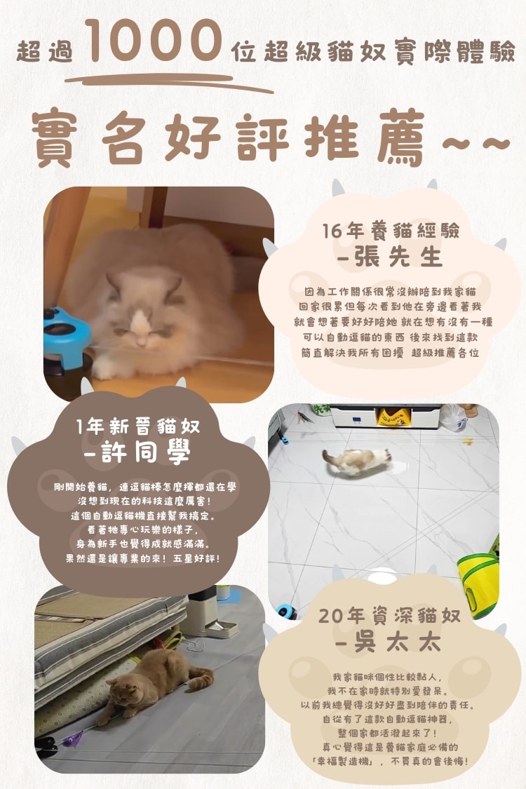 ColorFan 貓咪跑步機