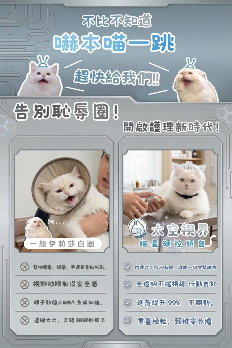 貓咪防咬太空艙
