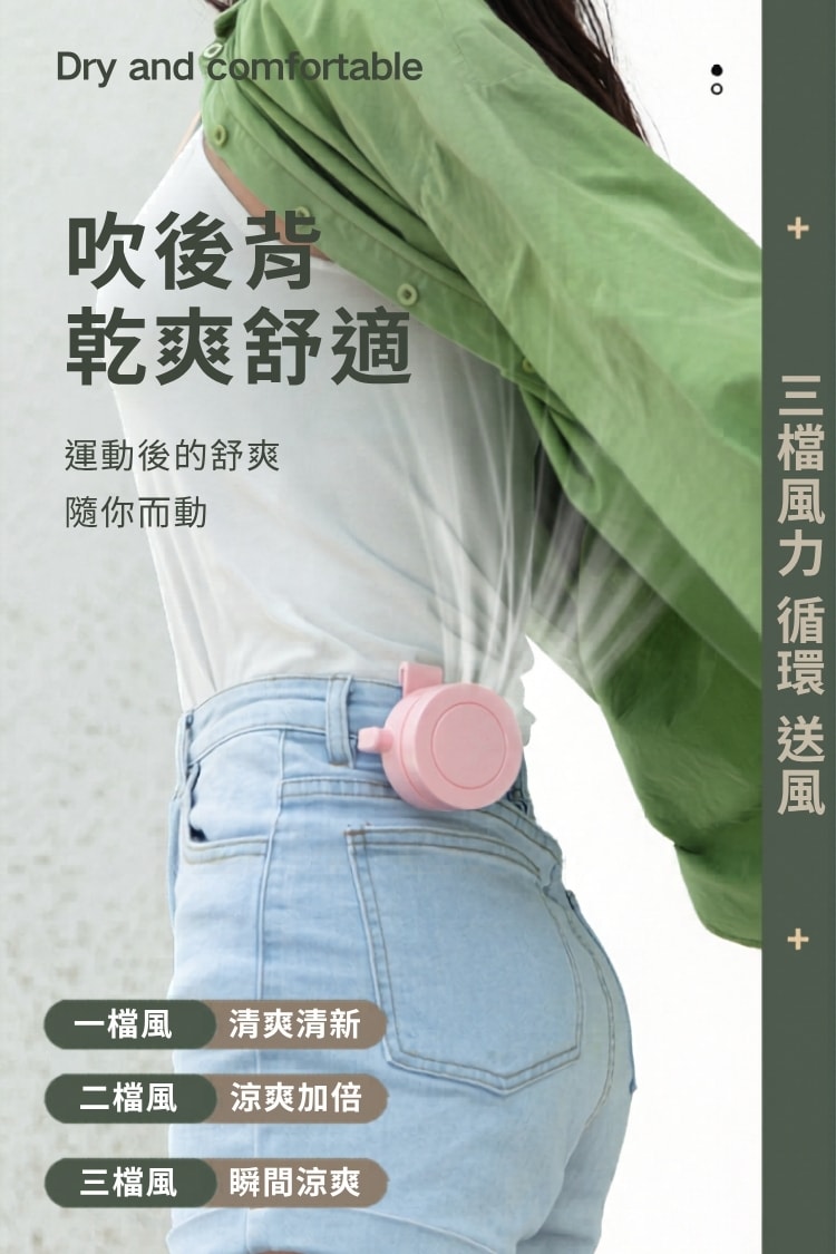 隨身到處掛｜360旋轉風扇