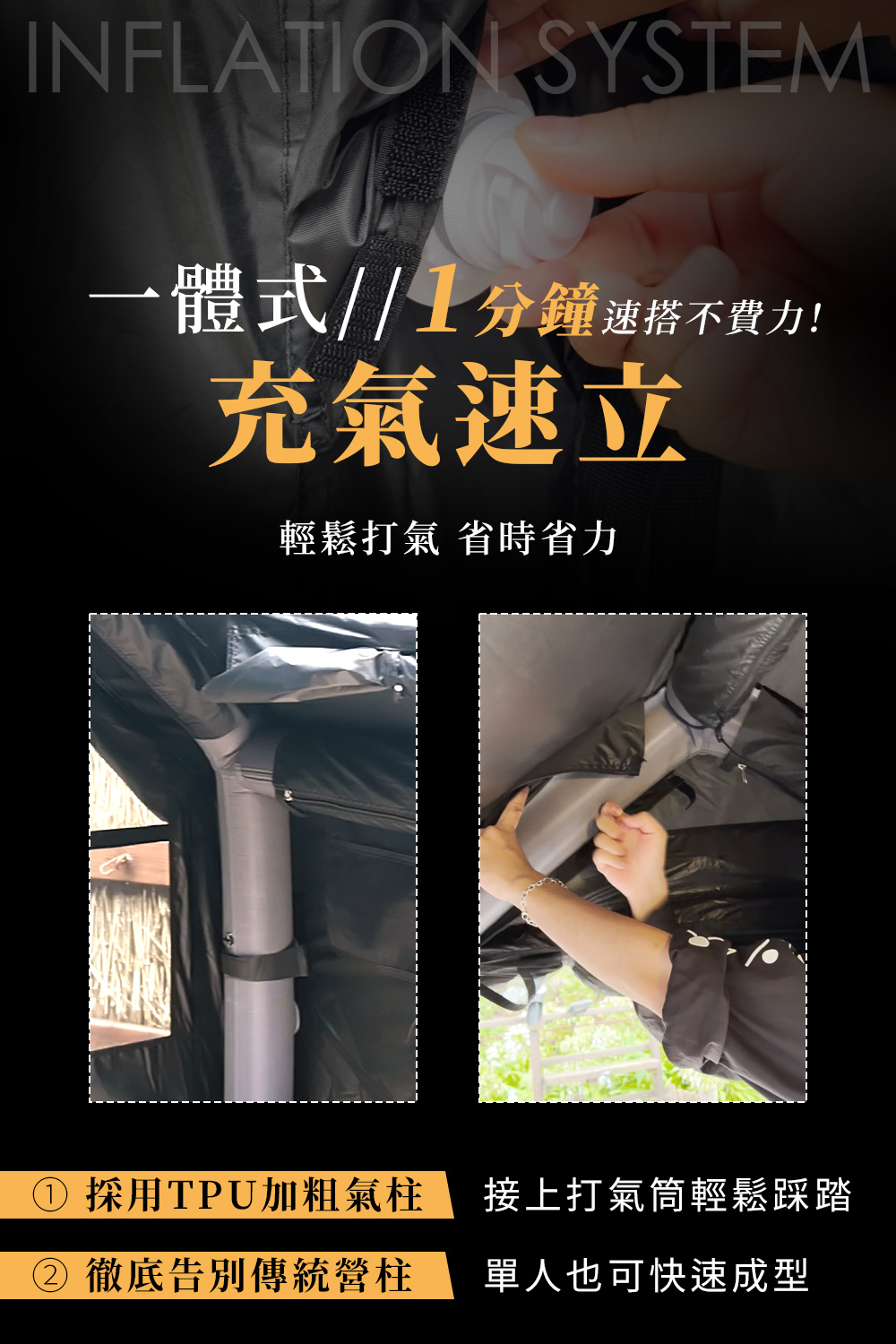 O.C充氣星幕帳