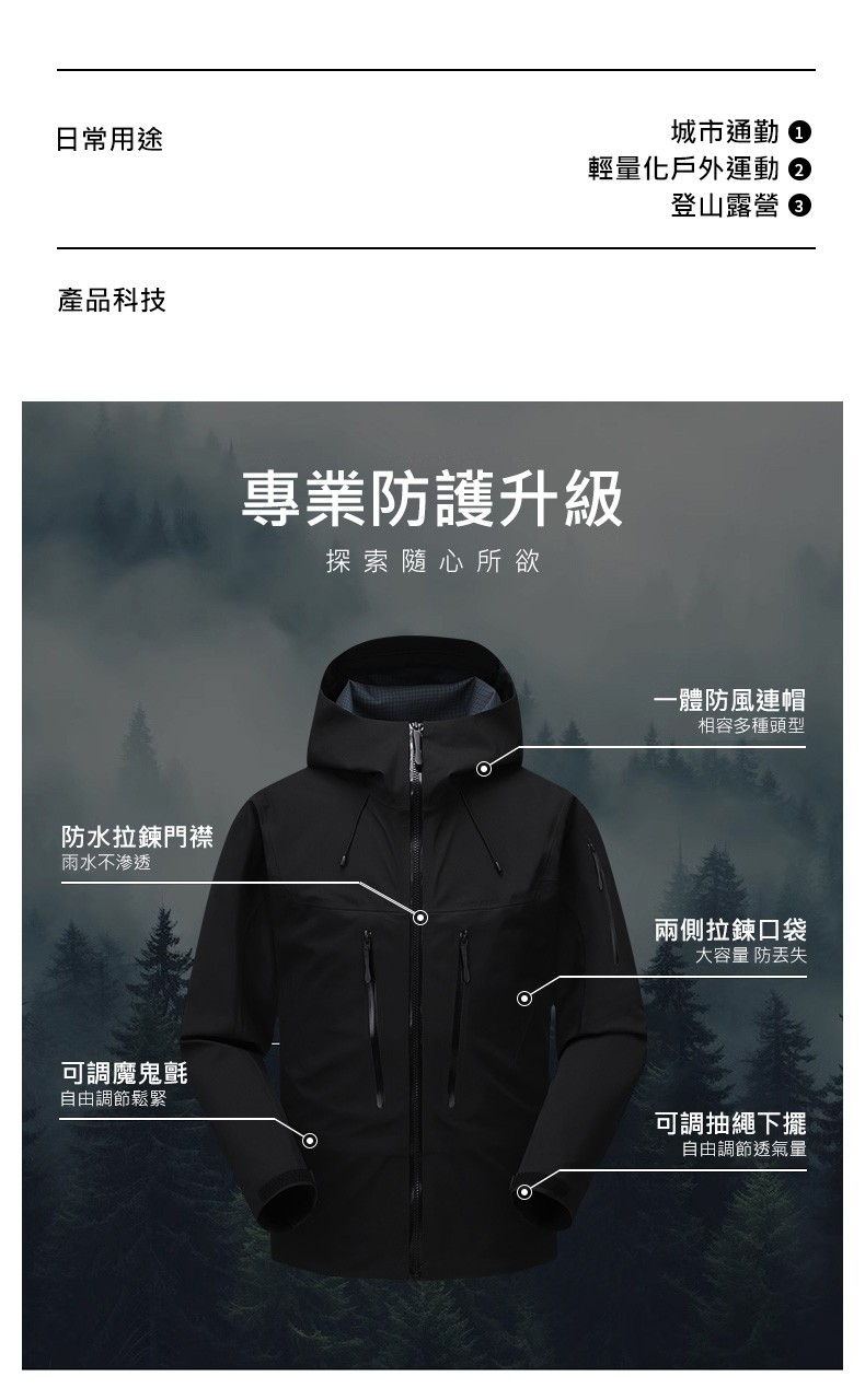 SHANER能徒者登山外套