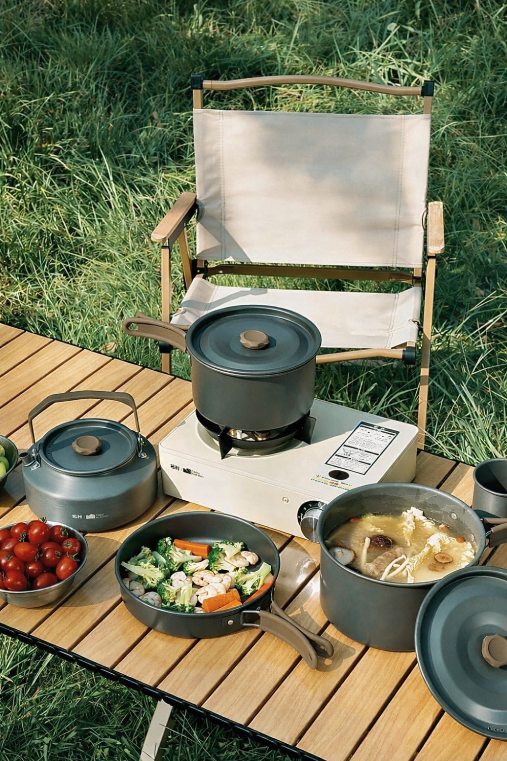 硬質氧化鋁野炊套鍋組