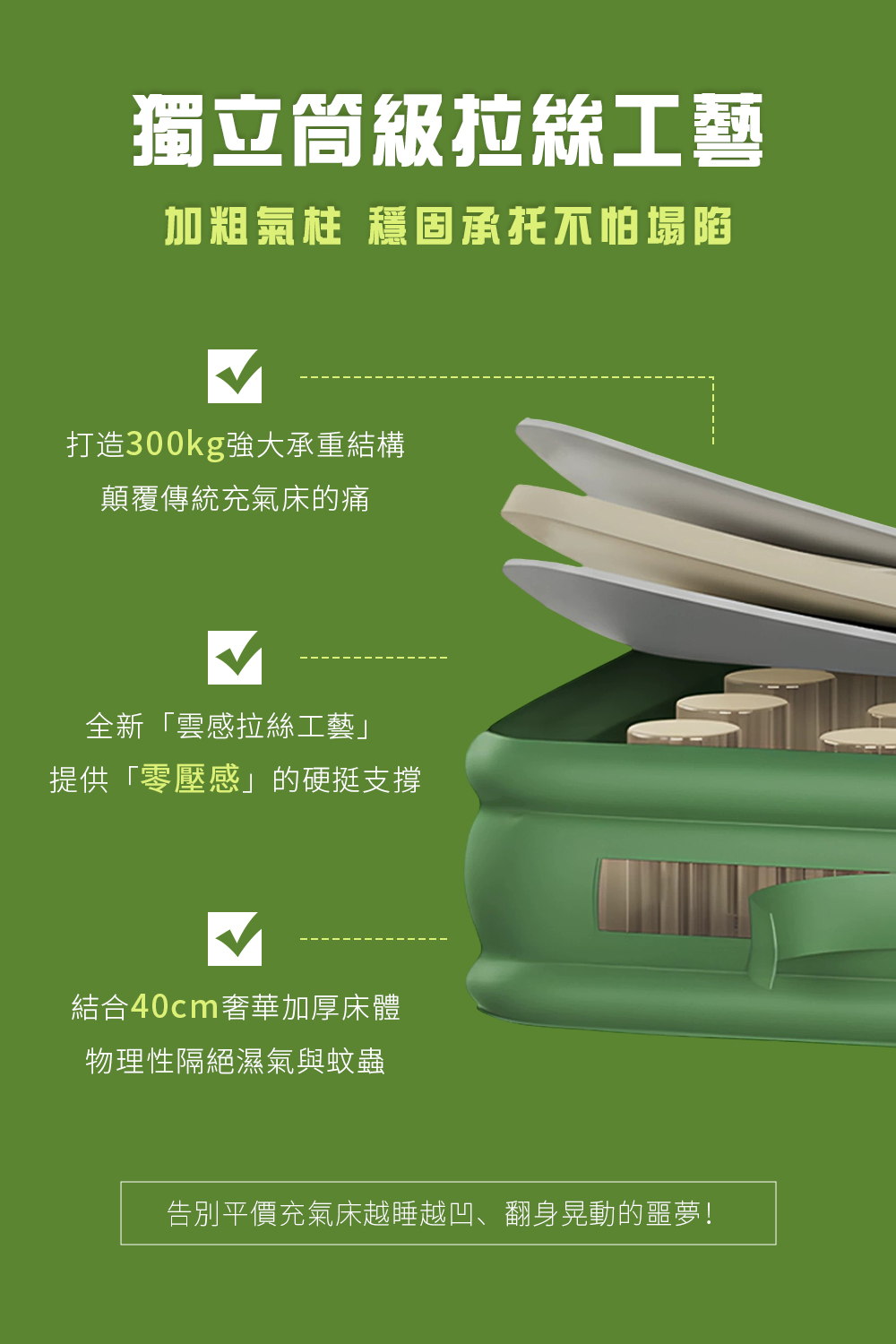 一體式充氣床帳new