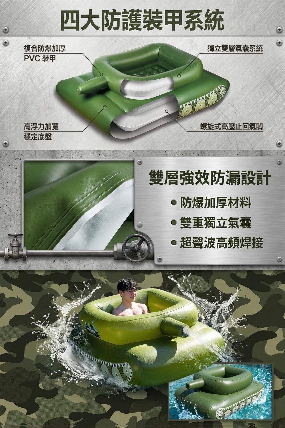 夏日重裝｜泳池對戰噴水坦克