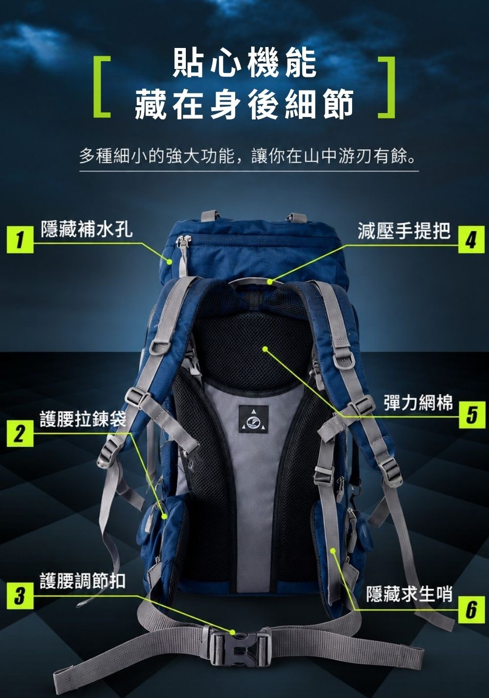 山人包55L