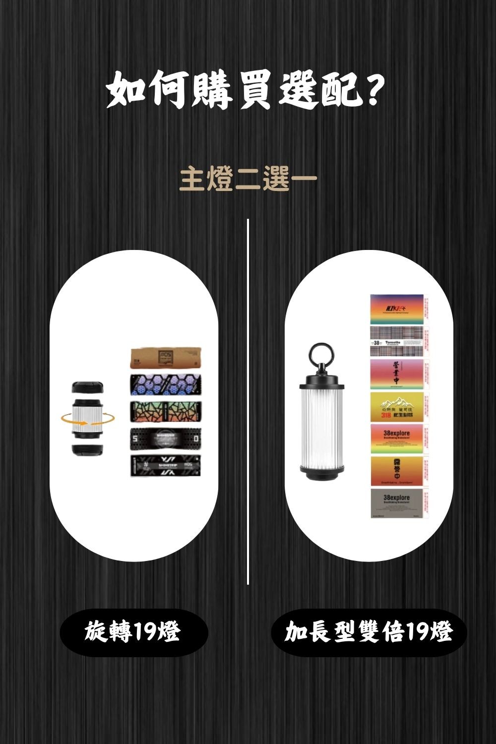 旋轉19燈加長型雙倍19燈