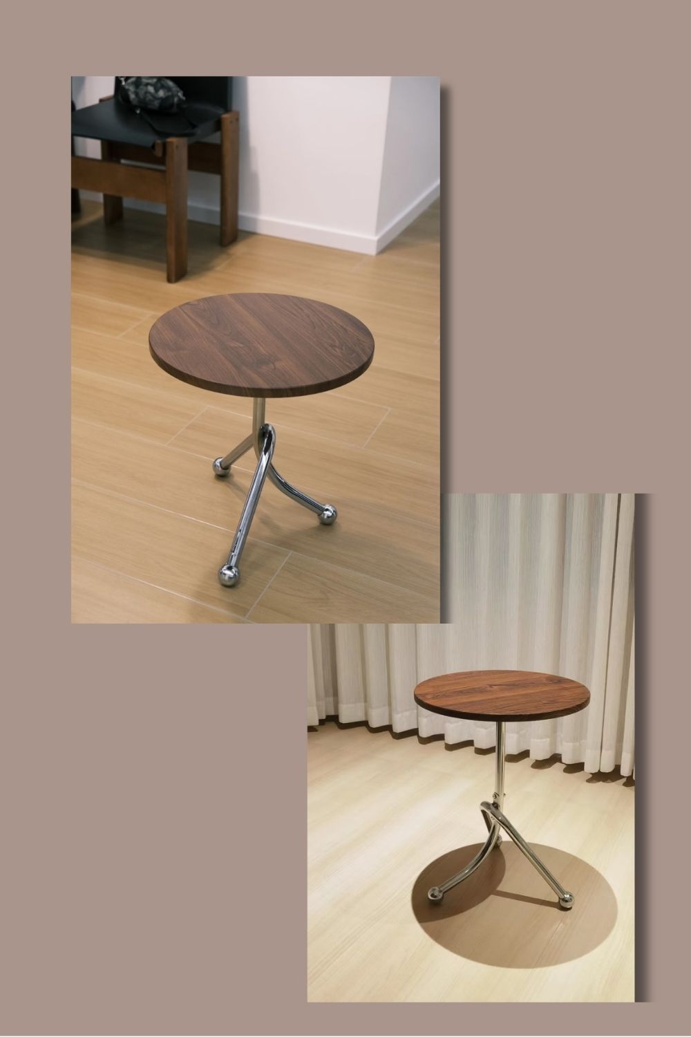 午後圓影經典小圓邊桌