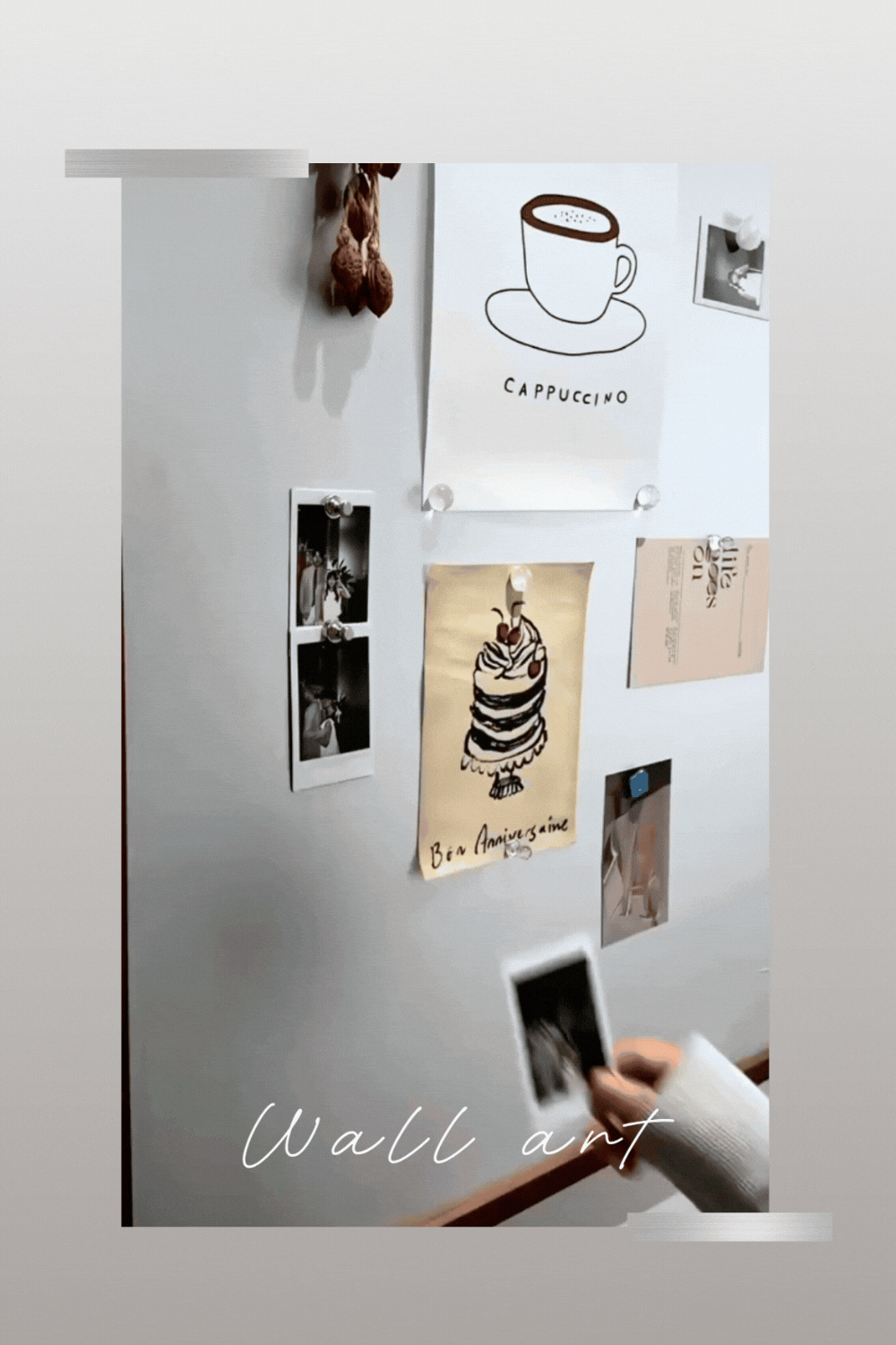 微型藝廊：不鏽鋼磁吸掛畫