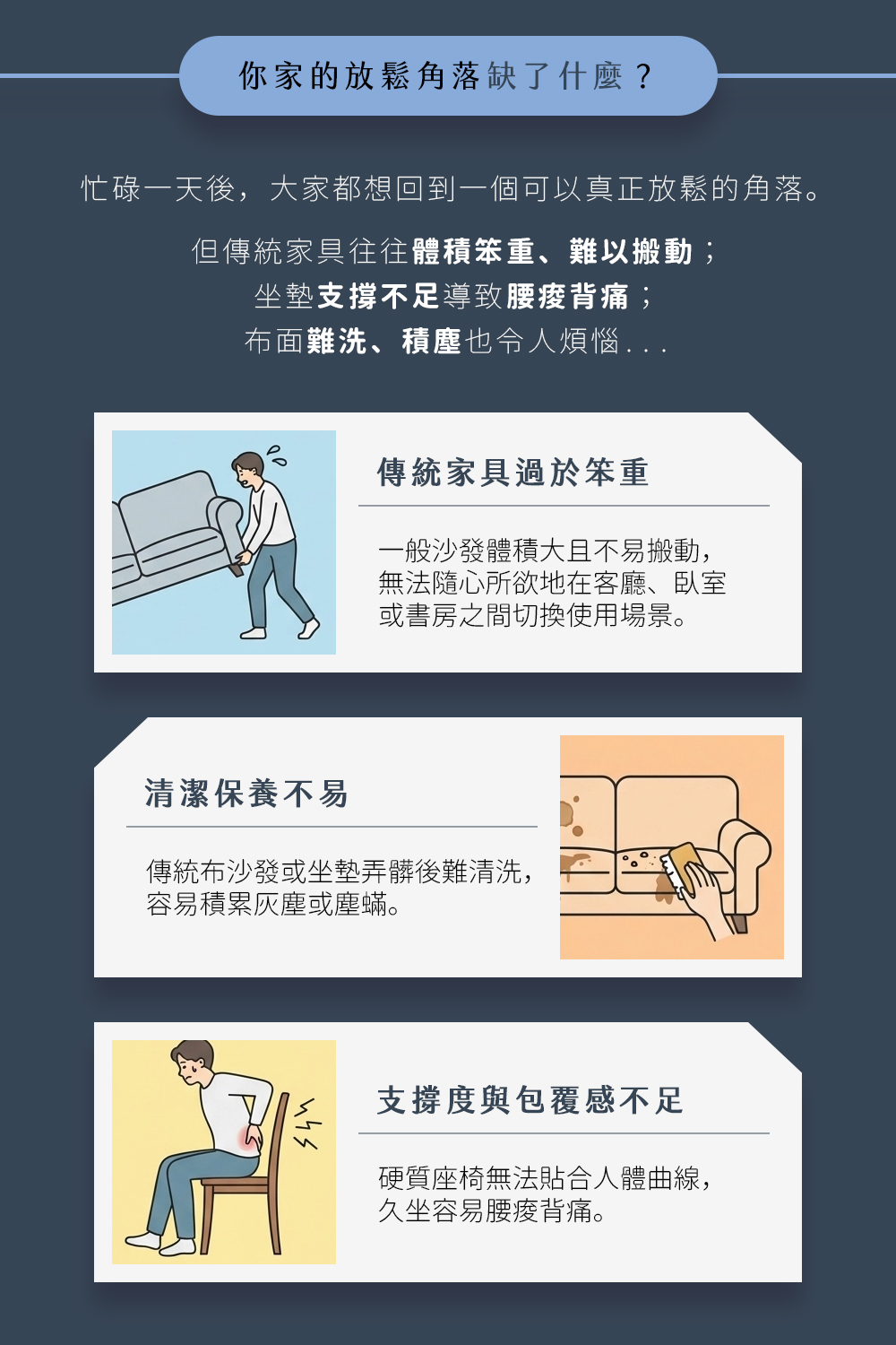 經典豆袋懶骨頭沙發