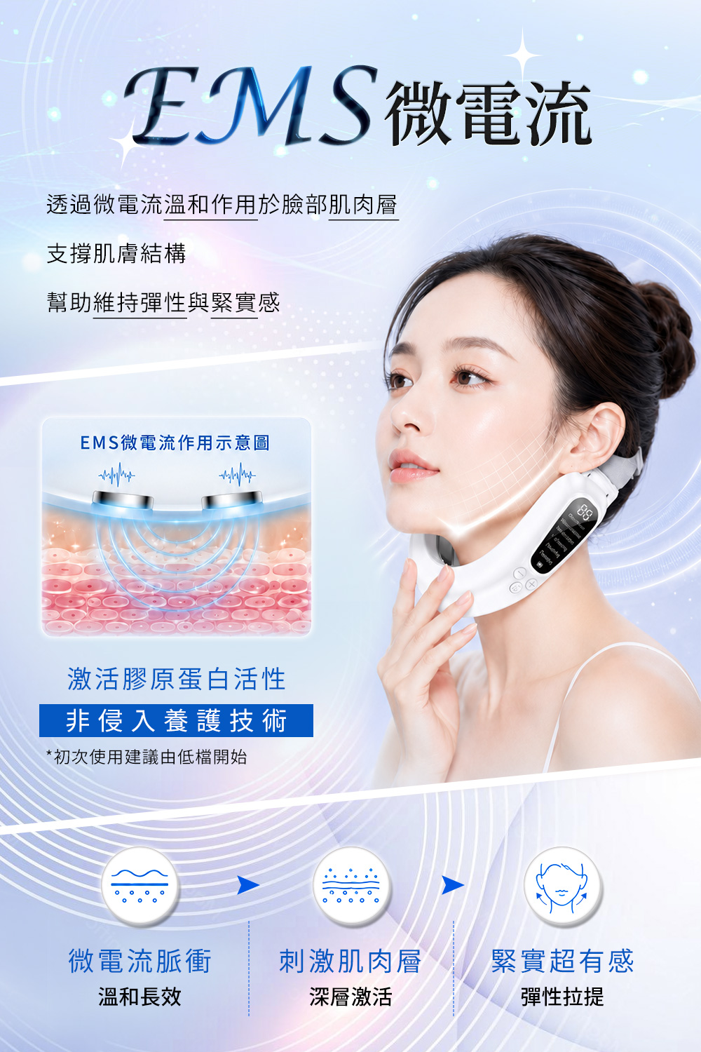 EMS微電流V臉美容儀