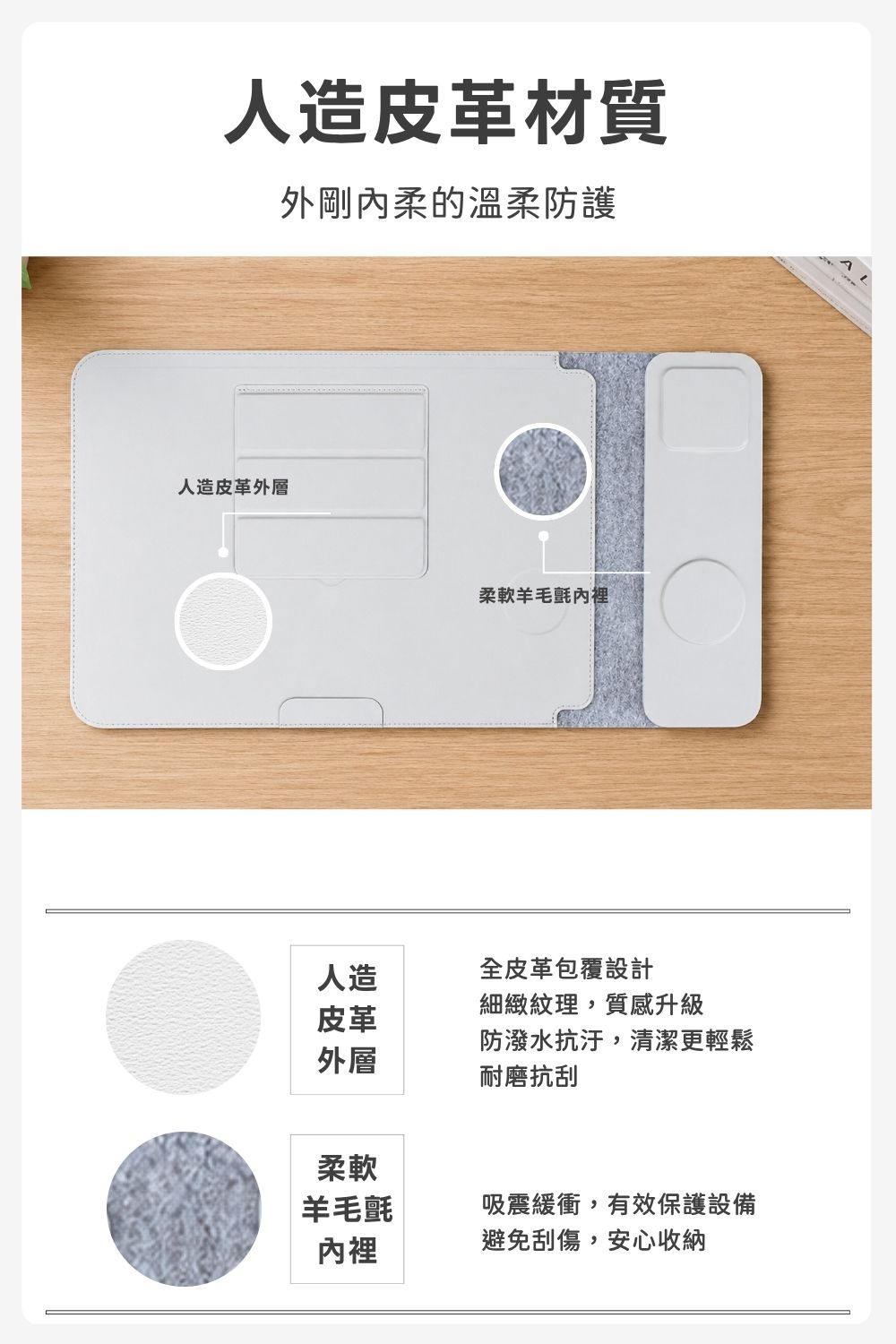 Unicase磁吸充電電腦包