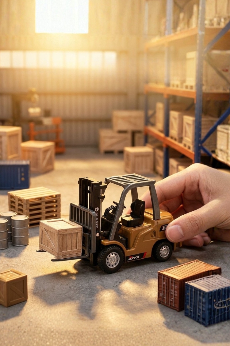 男人的玩具桌面迷你牙車