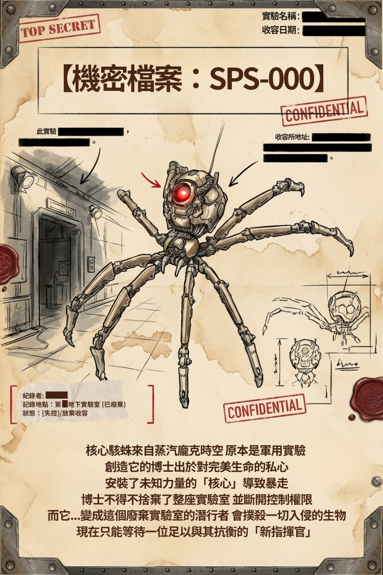 蒸氣潛行者-核心駭蛛